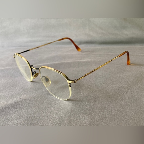 Lawrence Eyewear Italy Overlooking Gold Men’s Eyeglasses 47-20-145 - Picture 3 of 7